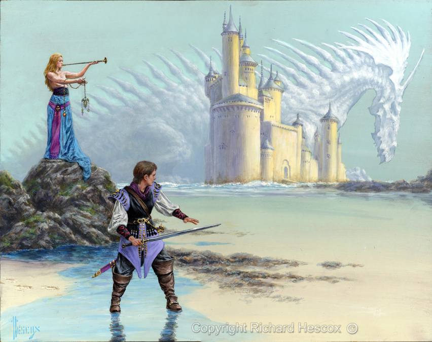 Artwork - The Ghost Dragon - Richard Hescox - IX Gallery