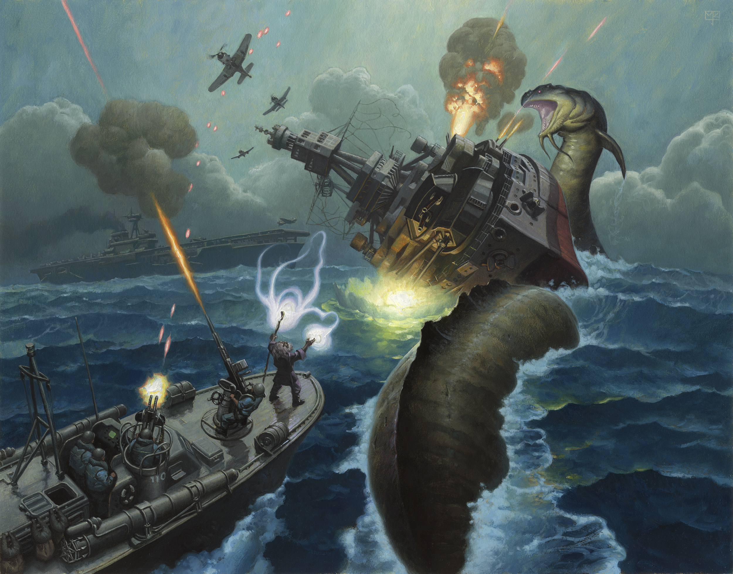 Dreaming ia photographs　 Marku Artwork - Serpent Leviathan - Mark Zug - IX Gallery